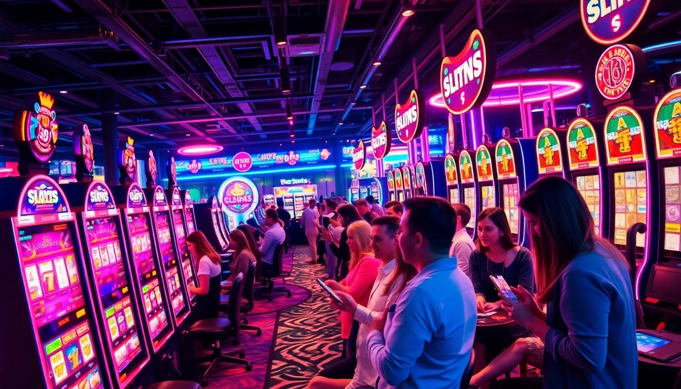 Experience the thrill of สล็อตเว็บตรง at a vibrant casino filled with exciting slot machines.