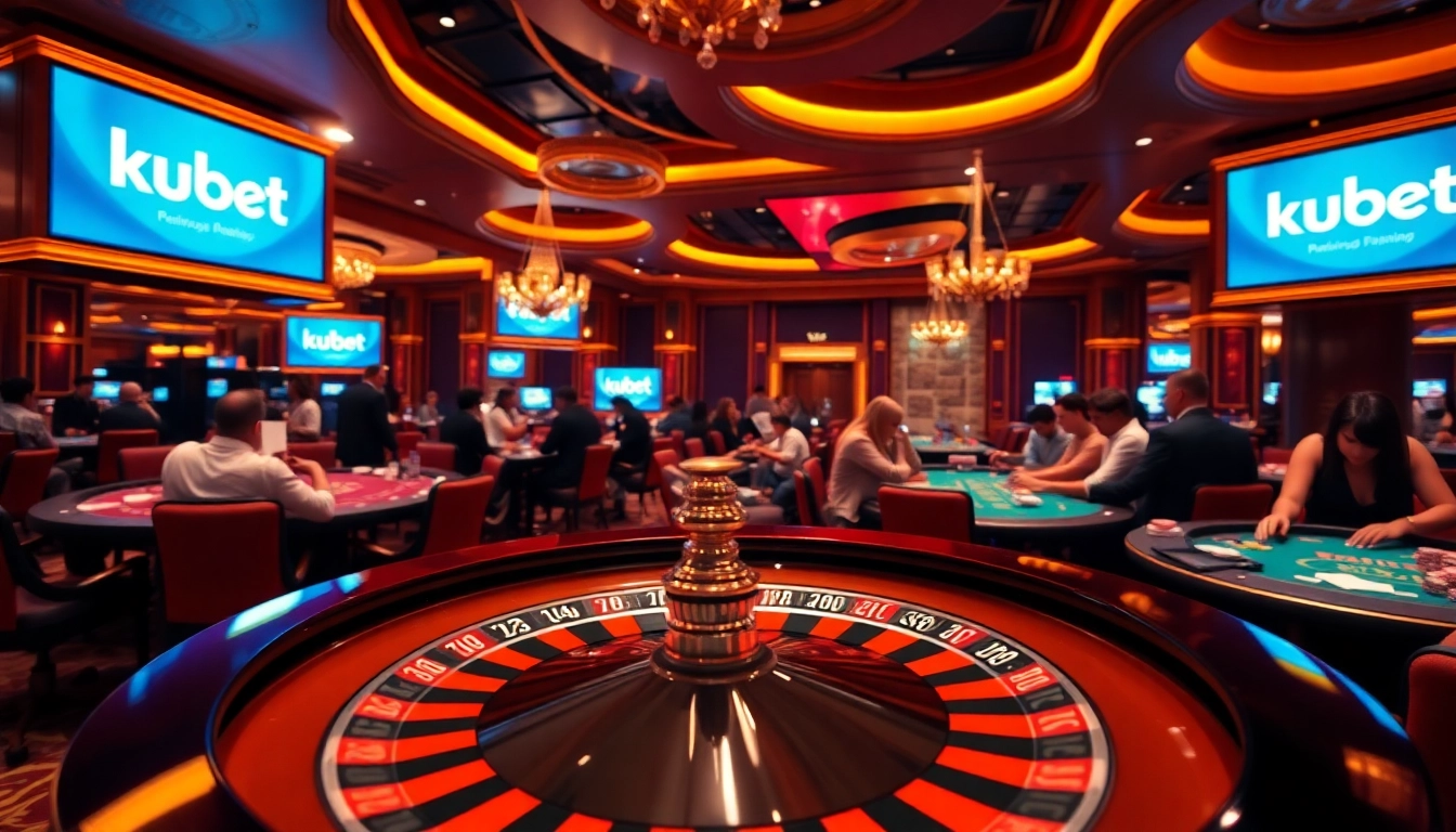 Experience kubet đăng nhập with players at a luxurious casino table, thrilling games await!