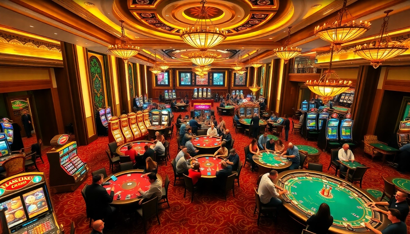 Experience the thrill of TRANG CHỦ 32WIN with poker players at a vibrant casino table, showcasing the excitement of high-stakes gaming.