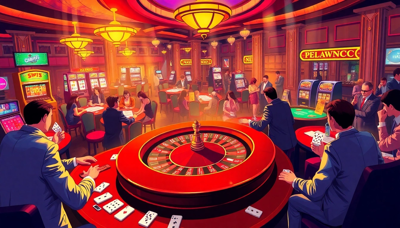 Engaged players at a casino table explore kèo nhà cái hôm nay through thrilling card games and roulette.