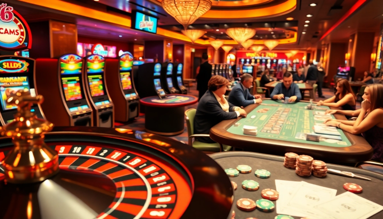 Experience the thrill of urus9 gaming with vibrant slot machines and intense poker action.