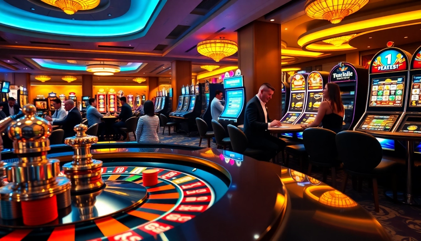 Enjoy the thrilling casino experience at bet88vn.locker, featuring vibrant tables, slot machines, and exciting bets.