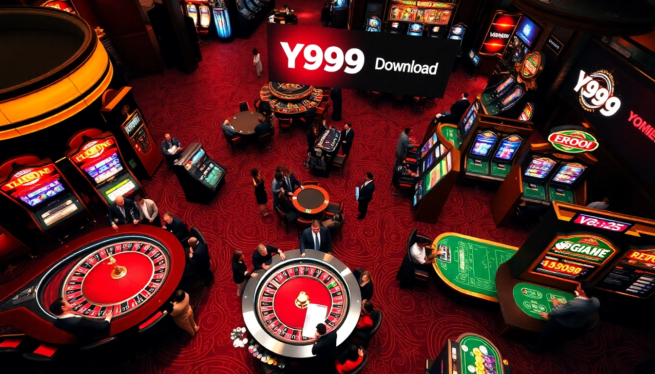 Experience the thrill of casino gaming with Y999 Game Download offering exciting gameplay options.